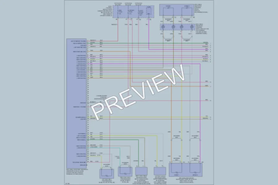 2007 Chevrolet HHR Supplemental Restraints wiring diagram preview