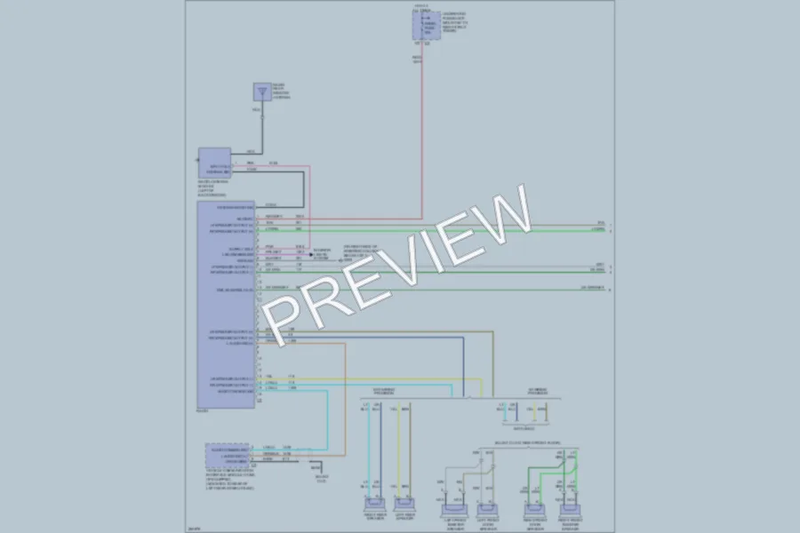 2007 Chevrolet Impala Radio wiring diagram preview