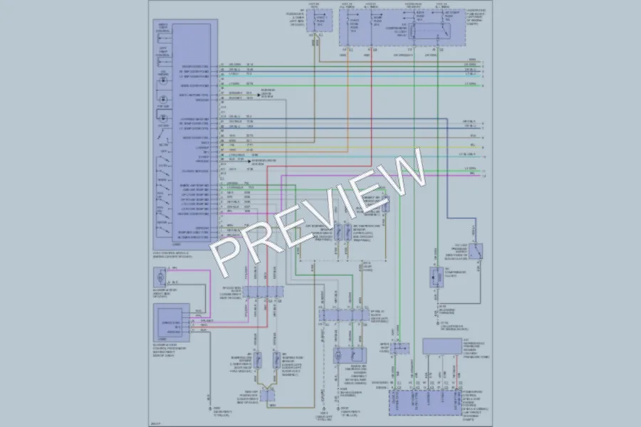 2007 Chevrolet 1500 Hd Air Conditioning wiring diagram preview