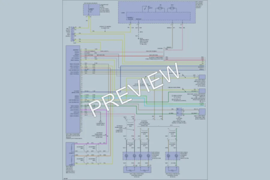 2007 Chevrolet 1500 Hd Supplemental Restraints wiring diagram preview