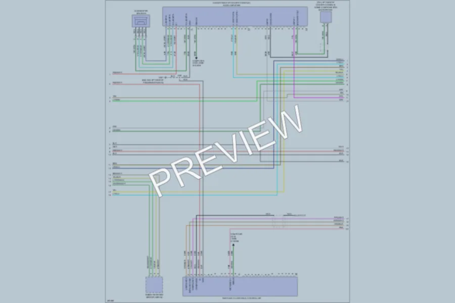 2007 Chevrolet 2500 Hd Radio wiring diagram preview