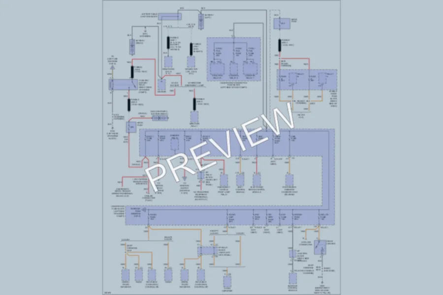2007 Chevrolet 3500 Power Distribution wiring diagram preview