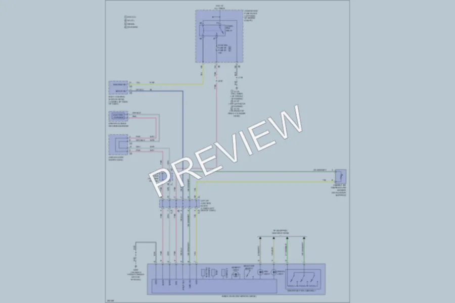 2007 Chevrolet 2500 Hd Power Mirrors wiring diagram preview