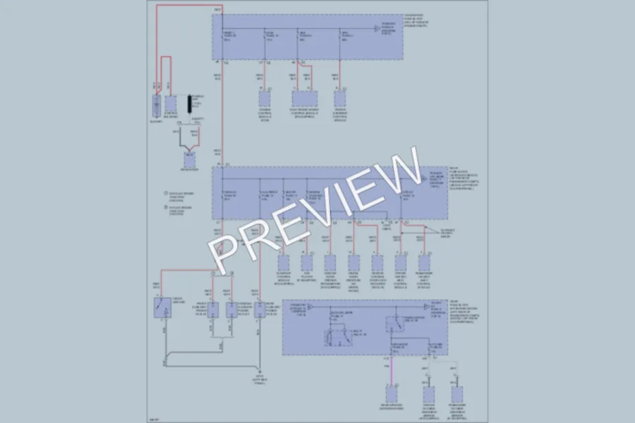 2007 Chevrolet Malibu Power Distribution wiring diagram preview