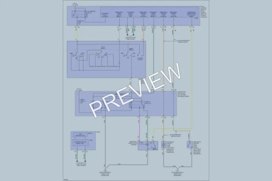 2007 Chevrolet Malibu Wiper Washer wiring diagram preview