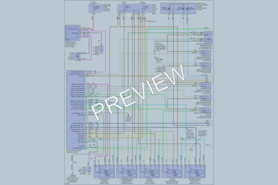2007 Chevrolet TrailBlazer Air Conditioning wiring diagram preview