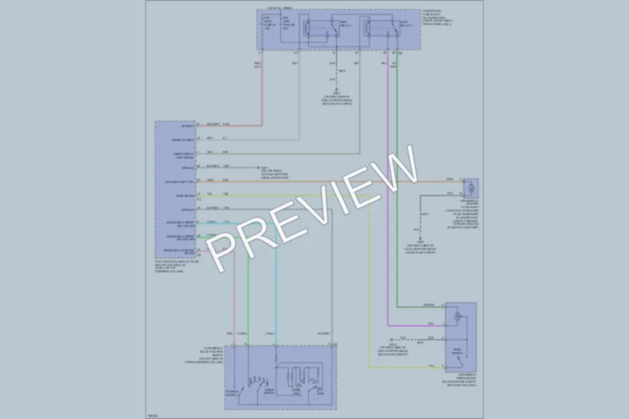 2007 Chevrolet Uplander Wiper Washer wiring diagram preview