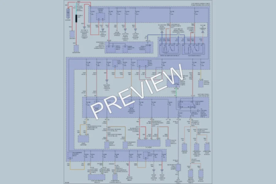 2007 Chrysler Aspen Power Distribution wiring diagram preview