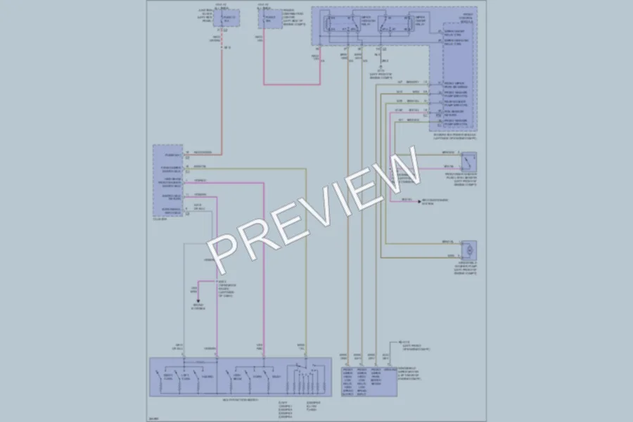 2007 Chrysler Aspen Wiper Washer wiring diagram preview