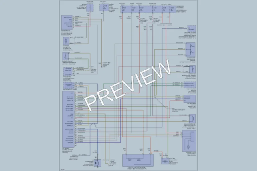 2007 Chrysler Crossfire Air Conditioning wiring diagram preview