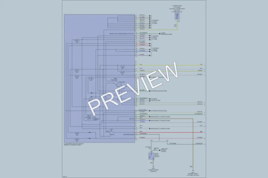 2007 Chrysler Crossfire Headlights wiring diagram preview