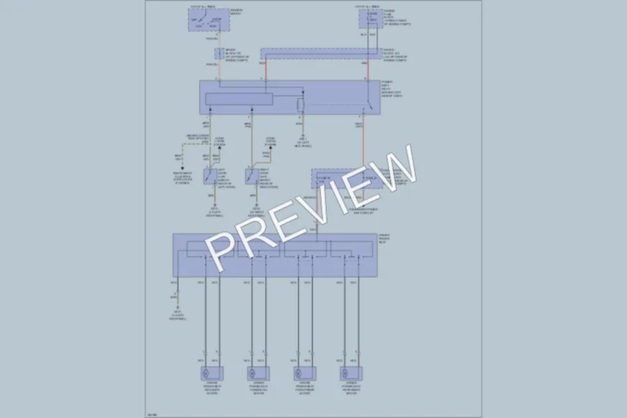 2007 Chrysler Crossfire Power Seats wiring diagram preview