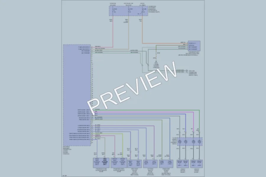 2007 Chrysler Crossfire Supplemental Restraints wiring diagram preview