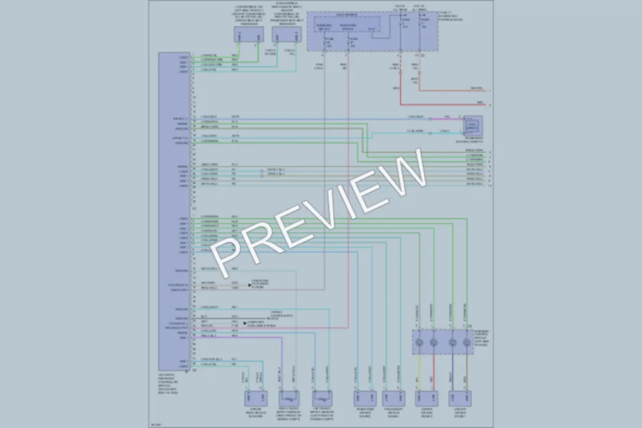 2007 Chrysler PTCruiser Supplemental Restraints wiring diagram preview