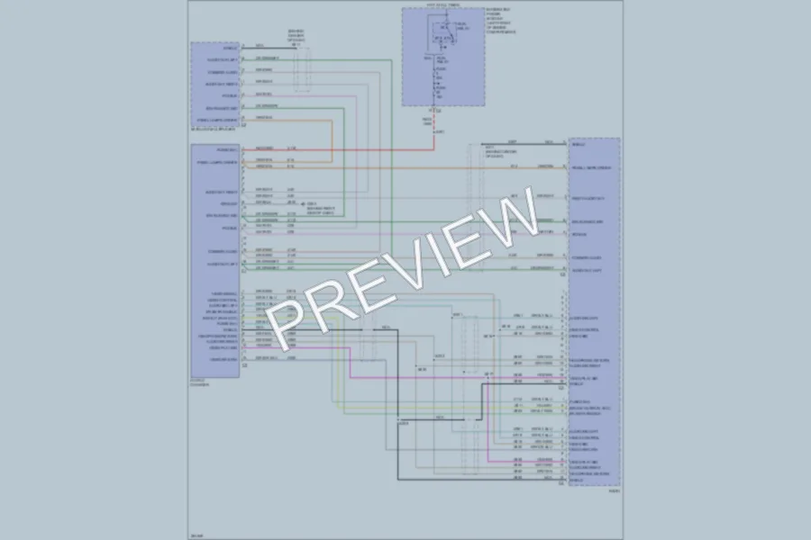 2007 Chrysler Pacifica Radio wiring diagram preview