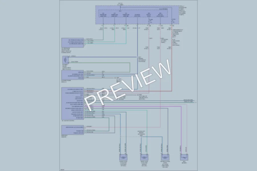 2007 Chrysler 4D Sedan Air Conditioning wiring diagram preview