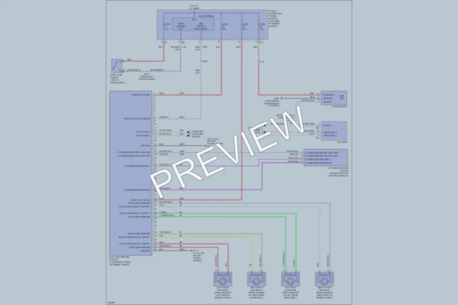 2007 Chrysler 4D Sedan Anti Lock Brakes wiring diagram preview
