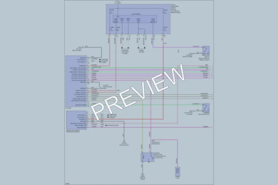 2007 Chrysler 4D Sedan Anti Theft wiring diagram preview