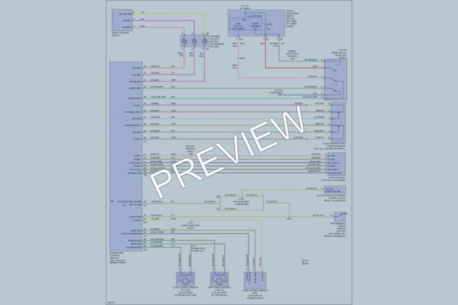 2007 Chrysler 4D Sedan Cruise Control wiring diagram preview