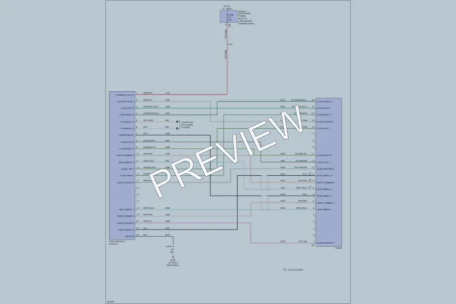 2007 Chrysler 4D Sedan Radio wiring diagram preview