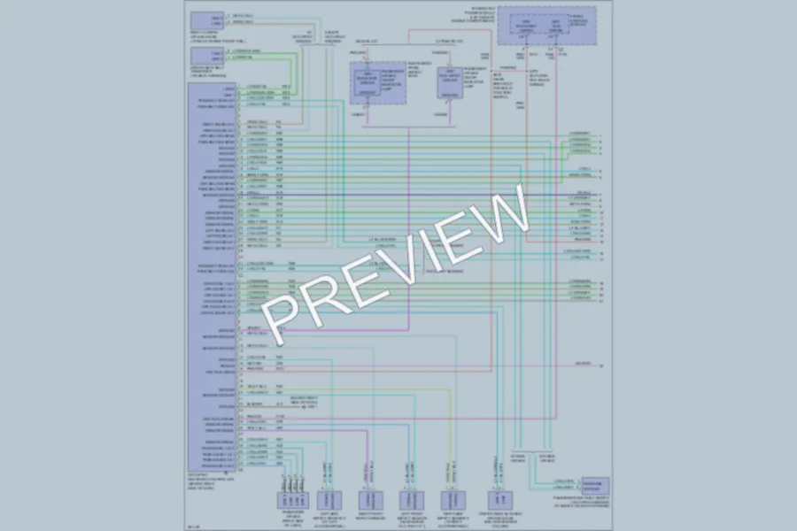 2007 Chrysler TownCountry Supplemental Restraints wiring diagram preview