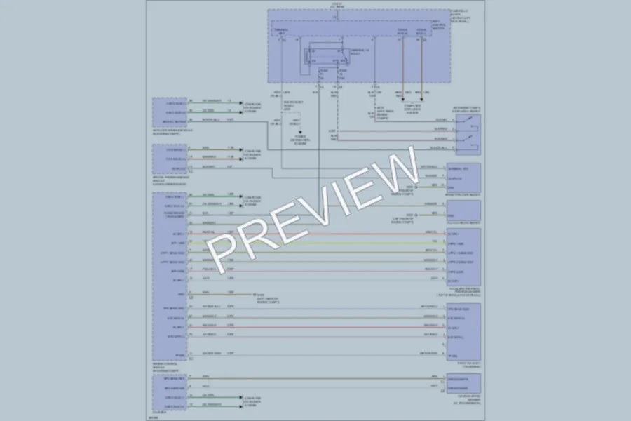 2007 Dodge 2500Sprinter Cruise Control wiring diagram preview