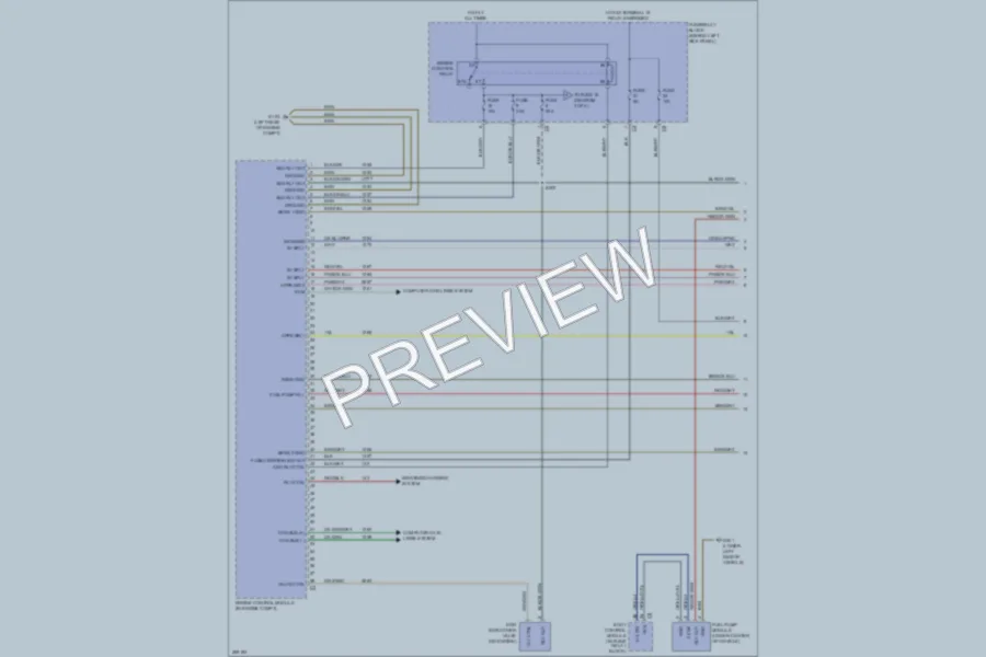 2007 Dodge 2500Sprinter Engine Performance wiring diagram preview