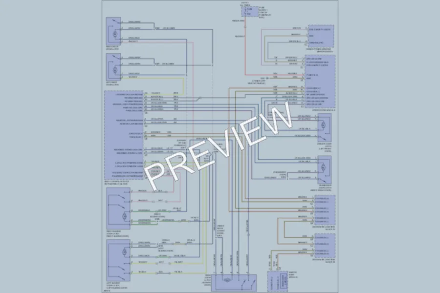 2007 Dodge 2500Sprinter Power Door Locks wiring diagram preview