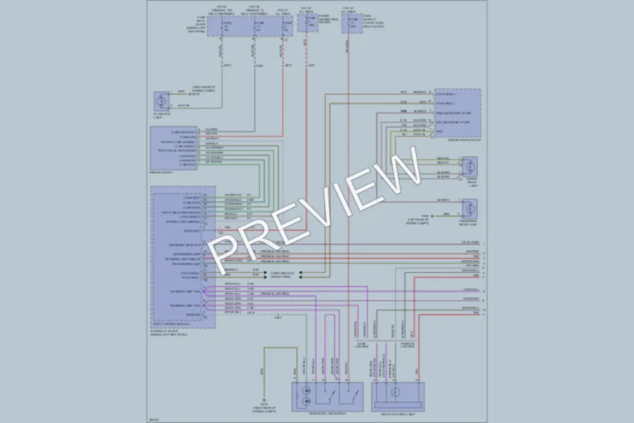 2007 Dodge 3500Sprinter Interior Lights wiring diagram preview
