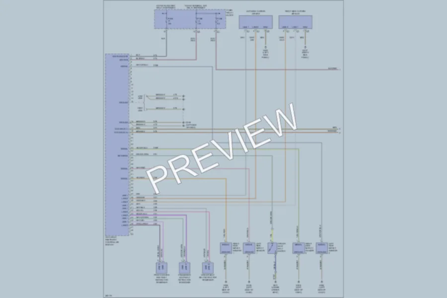 2007 Dodge 3500Sprinter Supplemental Restraints wiring diagram preview