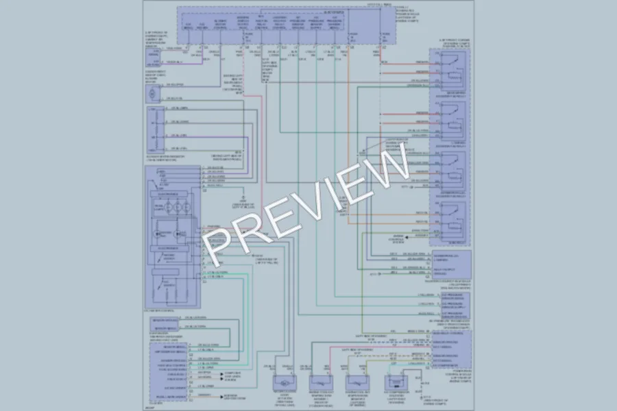 2007 Dodge Caliber Air Conditioning wiring diagram preview
