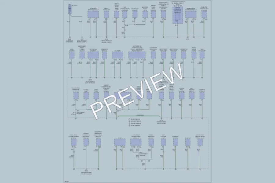 2007 Dodge Caliber Ground Distribution wiring diagram preview