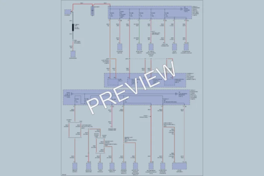 2007 Dodge Caliber Power Distribution wiring diagram preview