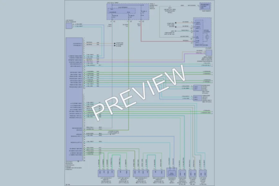 2007 Dodge Caliber Supplemental Restraints wiring diagram preview