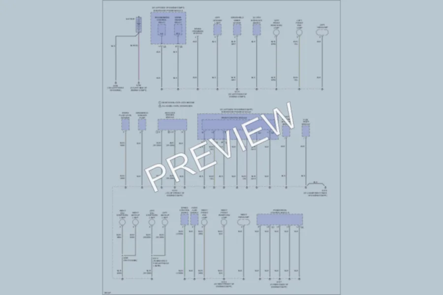 2007 Dodge Dakota Ground Distribution wiring diagram preview
