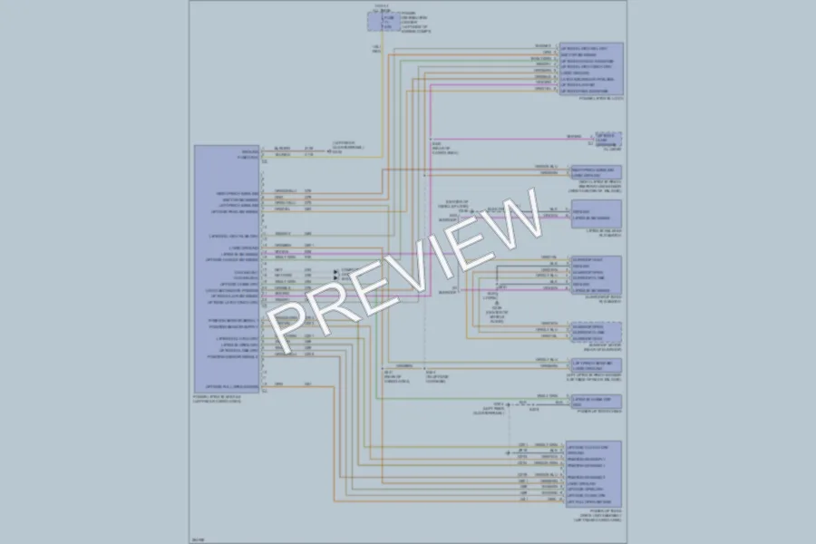 2007 Dodge Durango Trunk Tailgate Fuel Door wiring diagram preview