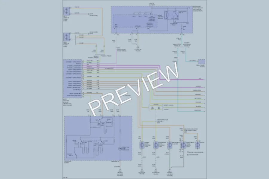 2007 Dodge GrandCaravan Interior Lights wiring diagram preview