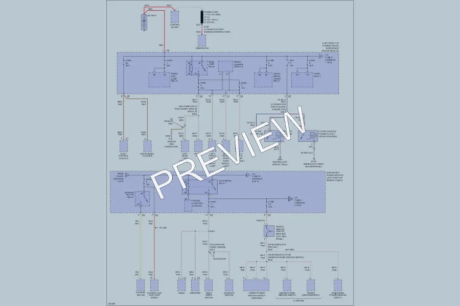 2007 Dodge GrandCaravan Power Distribution wiring diagram preview