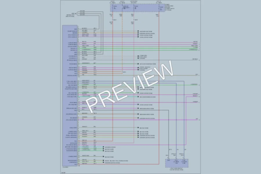 2007 Dodge Magnum Instrument Cluster wiring diagram preview