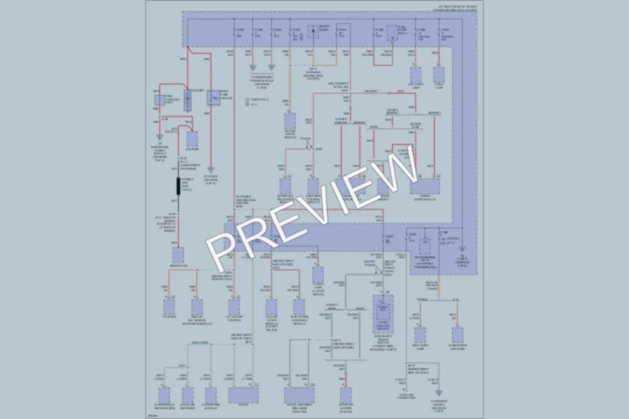 2007 Dodge Magnum Power Distribution wiring diagram preview