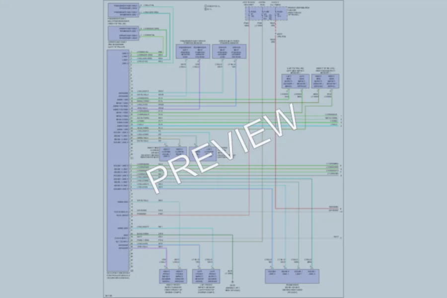 2007 Dodge Magnum Supplemental Restraints wiring diagram preview