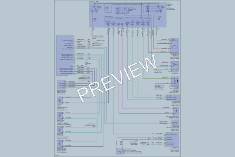 2007 Dodge Nitro Air Conditioning wiring diagram preview