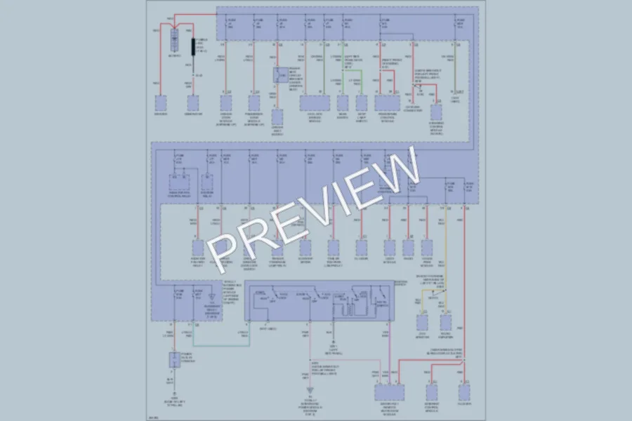 2007 Dodge Nitro Power Distribution wiring diagram preview