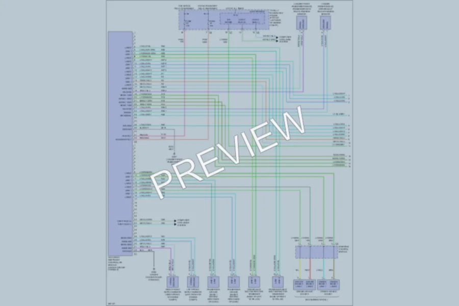 2007 Dodge Nitro Supplemental Restraints wiring diagram preview