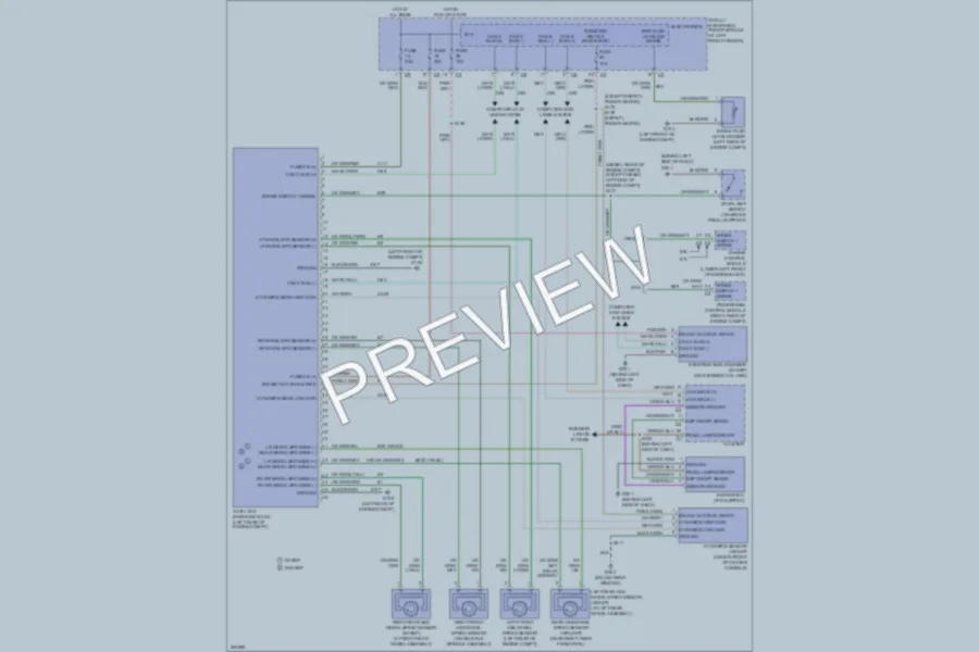 2007 Dodge R1500 Anti Lock Brakes wiring diagram preview