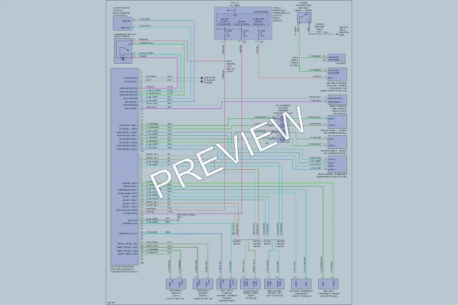 2007 Dodge R1500 Supplemental Restraints wiring diagram preview