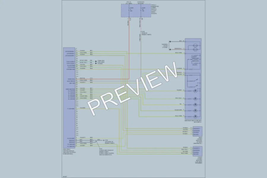 2007 Dodge R2500 Transmission wiring diagram preview