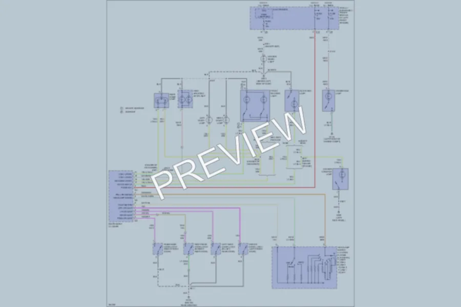 2007 Dodge R1500 Interior Lights wiring diagram preview