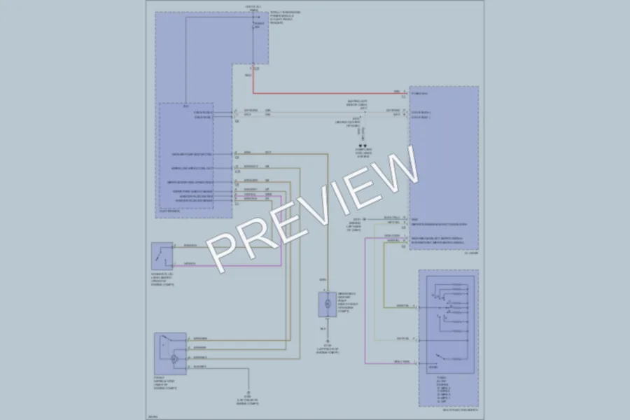 2007 Dodge R2500 Wiper Washer wiring diagram preview