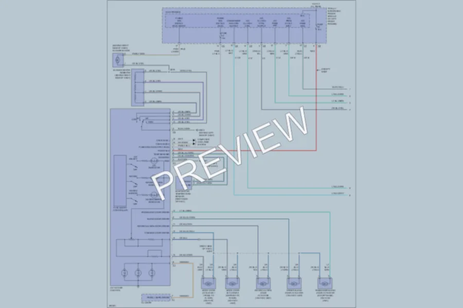 2007 Dodge R3500 Air Conditioning wiring diagram preview